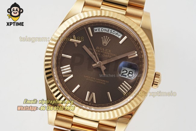 DayDate 228235 40mm THBF Brown/Stick on RG/RG Bracelet SH3255 Super Clone (Weighted) DayDate 228235 40mm THBF Brown/Stick on RG/RG Bracelet SH3255 Super Clone (Weighted)