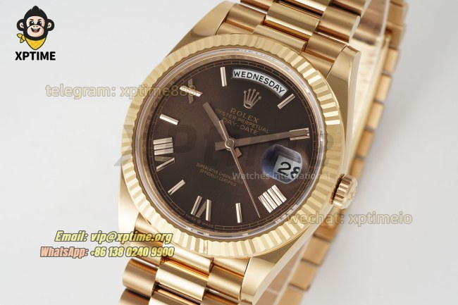DayDate 228235 40mm THBF Brown/Stick on RG/RG Bracelet SH3255 Super Clone (Weighted) DayDate 228235 40mm THBF Brown/Stick on RG/RG Bracelet SH3255 Super Clone (Weighted)