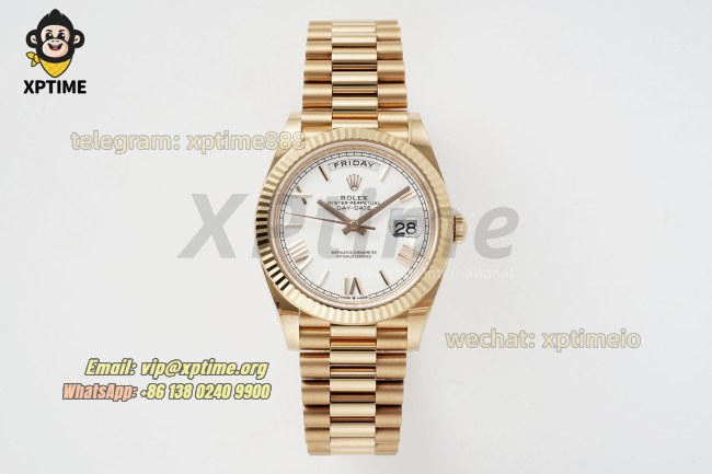 DayDate 228235 40mm THBF White/Roman on RG/RG Bracelet SH3255 Super Clone (Weighted) DayDate 228235 40mm THBF White/Roman on RG/RG Bracelet SH3255 Super Clone (Weighted)