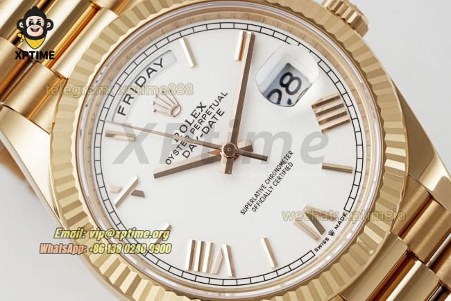 DayDate 228235 40mm THBF White/Roman on RG/RG Bracelet SH3255 Super Clone (Weighted) DayDate 228235 40mm THBF White/Roman on RG/RG Bracelet SH3255 Super Clone (Weighted)