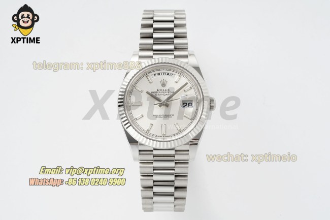 DayDate 228239 40mm THBF White/Diamond Stick on SS/SS Bracelet SH3255 Super Clone (Weighted) DayDate 228239 40mm THBF White/Diamond Stick on SS/SS Bracelet SH3255 Super Clone (Weighted)