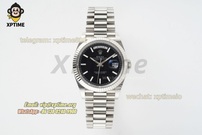 DayDate 228239 40mm THBF Black/Stick on SS/SS Bracelet SH3255 Super Clone (Weighted) DayDate 228239 40mm THBF Black/Stick on SS/SS Bracelet SH3255 Super Clone (Weighted)