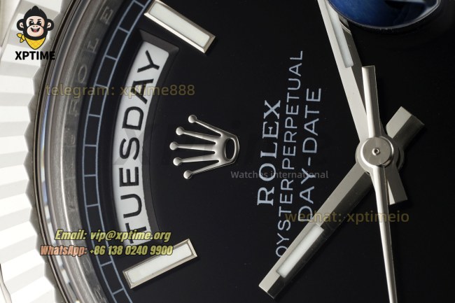 DayDate 228239 40mm THBF Black/Stick on SS/SS Bracelet SH3255 Super Clone (Weighted) DayDate 228239 40mm THBF Black/Stick on SS/SS Bracelet SH3255 Super Clone (Weighted)