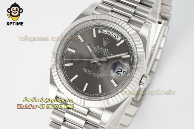 DayDate 228239 40mm THBF Gray/Stick on SS/SS Bracelet SH3255 Super Clone (Weighted) DayDate 228239 40mm THBF Gray/Stick on SS/SS Bracelet SH3255 Super Clone (Weighted)