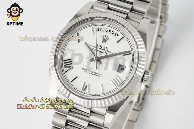 DayDate 228239 40mm THBF White/Roman on SS/SS Bracelet SH3255 Super Clone (Weighted) DayDate 228239 40mm THBF White/Roman on SS/SS Bracelet SH3255 Super Clone (Weighted)