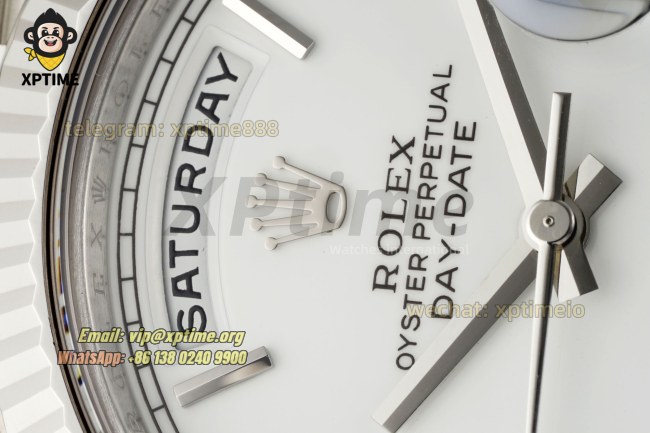 DayDate 228239 40mm THBF White/Roman on SS/SS Bracelet SH3255 Super Clone (Weighted) DayDate 228239 40mm THBF White/Roman on SS/SS Bracelet SH3255 Super Clone (Weighted)