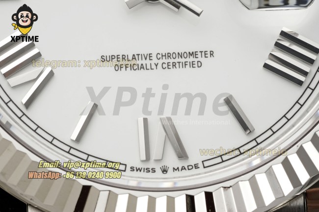 DayDate 228239 40mm THBF White/Roman on SS/SS Bracelet SH3255 Super Clone (Weighted) DayDate 228239 40mm THBF White/Roman on SS/SS Bracelet SH3255 Super Clone (Weighted)