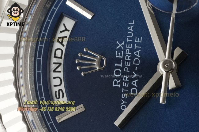 DayDate 228239 40mm THBF Blue/Roman on SS/SS Bracelet SH3255 Super Clone (Weighted) DayDate 228239 40mm THBF Blue/Roman on SS/SS Bracelet SH3255 Super Clone (Weighted)