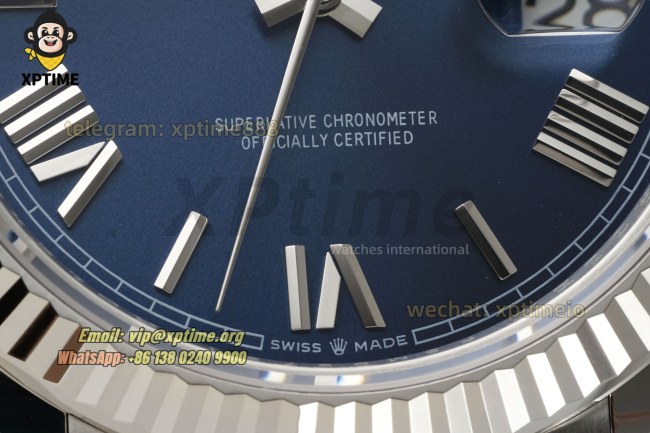 DayDate 228239 40mm THBF Blue/Roman on SS/SS Bracelet SH3255 Super Clone (Weighted) DayDate 228239 40mm THBF Blue/Roman on SS/SS Bracelet SH3255 Super Clone (Weighted)