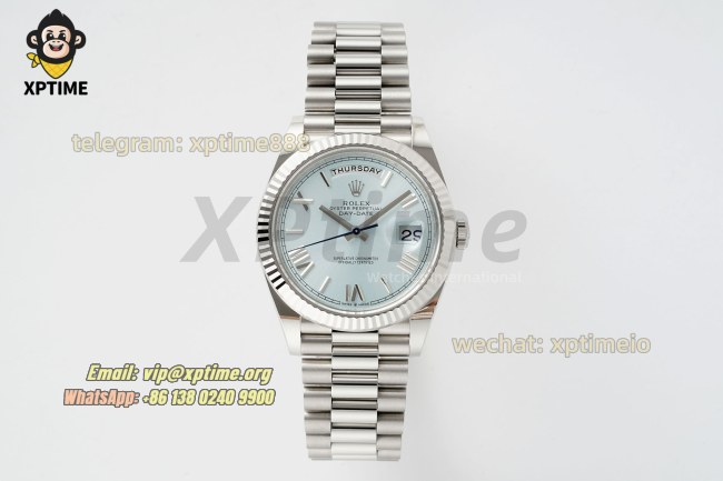 DayDate 228236 40mm THBF Ice Blue/Roman on SS/SS Bracelet SH3255 Super Clone (Weighted) DayDate 228236 40mm THBF Ice Blue/Roman on SS/SS Bracelet SH3255 Super Clone (Weighted)