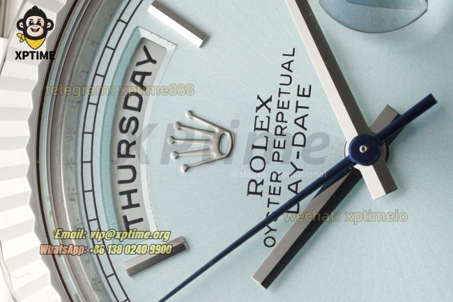 DayDate 228236 40mm THBF Ice Blue/Roman on SS/SS Bracelet SH3255 Super Clone (Weighted) DayDate 228236 40mm THBF Ice Blue/Roman on SS/SS Bracelet SH3255 Super Clone (Weighted)