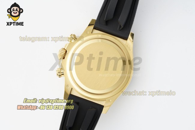Daytona 126518 40mm THBF YG Black/Stick on YG/RU Strap SH4131 Super Clone Daytona 126518 40mm THBF YG Black/Stick on YG/RU Strap SH4131 Super Clone