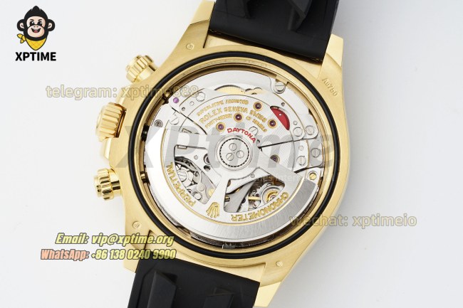 Daytona 126518 40mm THBF YG Black/Stick on YG/RU Strap SH4131 Super Clone Daytona 126518 40mm THBF YG Black/Stick on YG/RU Strap SH4131 Super Clone