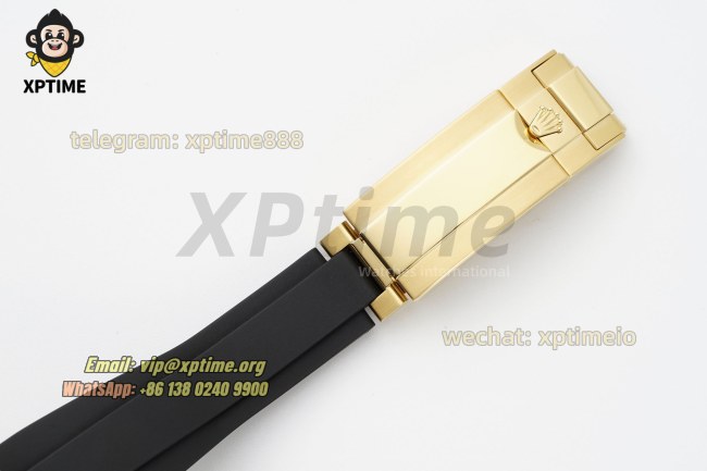 Daytona 126518 40mm THBF YG Black/Stick on YG/RU Strap SH4131 Super Clone Daytona 126518 40mm THBF YG Black/Stick on YG/RU Strap SH4131 Super Clone