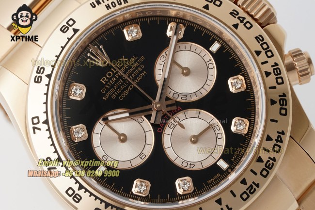 Daytona 126505 40mm THBF Black RG/Diamond on RG/RG Bracelet SH4131 Super Clone Daytona 126505 40mm THBF Black RG/Diamond on RG/RG Bracelet SH4131 Super Clone