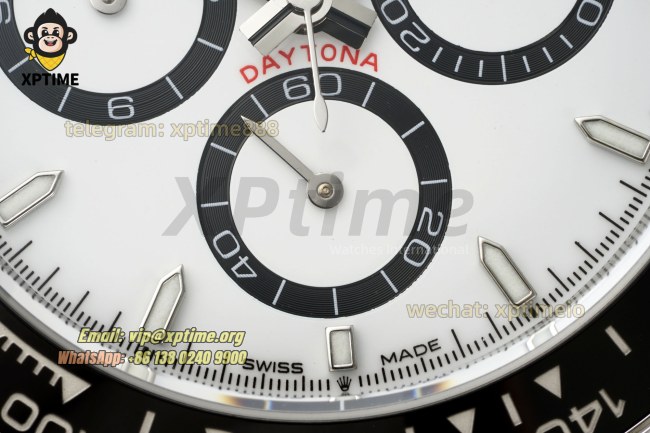 Daytona 126500 40mm THBF White/Stick on SS/SS Bracelet SH4131 Super Clone Daytona 126500 40mm THBF White/Stick on SS/SS Bracelet SH4131 Super Clone