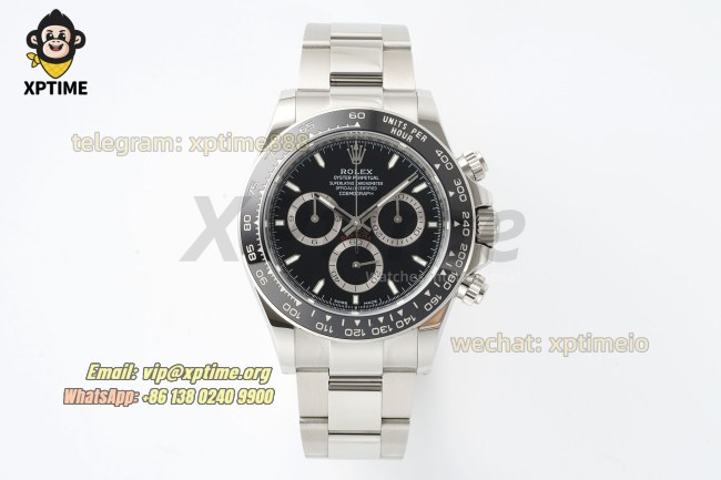 Daytona 126500 40mm THBF Black/Stick on SS/SS Bracelet SH4131 Super Clone Daytona 126500 40mm THBF Black/Stick on SS/SS Bracelet SH4131 Super Clone
