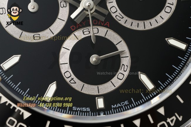 Daytona 126500 40mm THBF Black/Stick on SS/SS Bracelet SH4131 Super Clone Daytona 126500 40mm THBF Black/Stick on SS/SS Bracelet SH4131 Super Clone