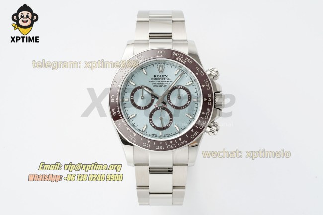 Daytona 126506 40mm THBF Ice Blue/Stick on SS/SS Bracelet SH4131 Super Clone Daytona 126506 40mm THBF Ice Blue/Stick on SS/SS Bracelet SH4131 Super Clone