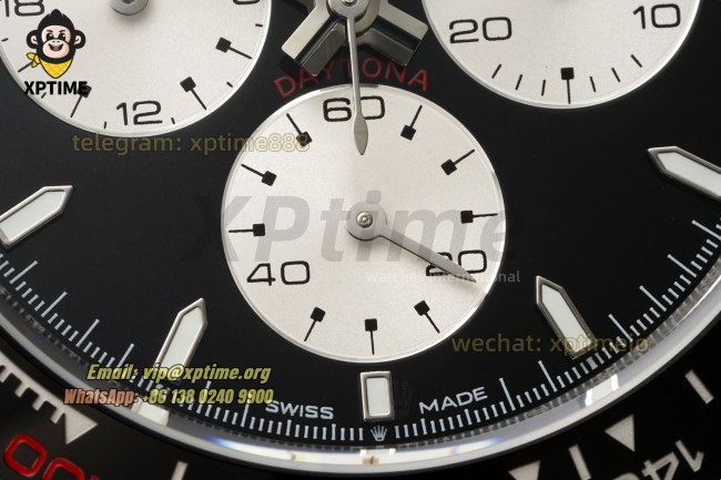 Daytona 126529 40mm THBF Black White/Stick on SS/SS Bracelet SH4132 Super Clone Daytona 126529 40mm THBF Black White/Stick on SS/SS Bracelet SH4132 Super Clone