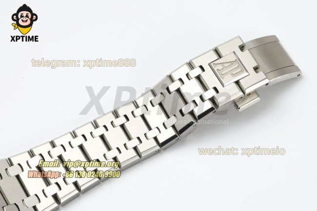 Royal Oak 15510 41mm TWSF White/Stick on SS/SS Bracelet A4302 Super Clone Royal Oak 15510 41mm TWSF White/Stick on SS/SS Bracelet A4302 Super Clone