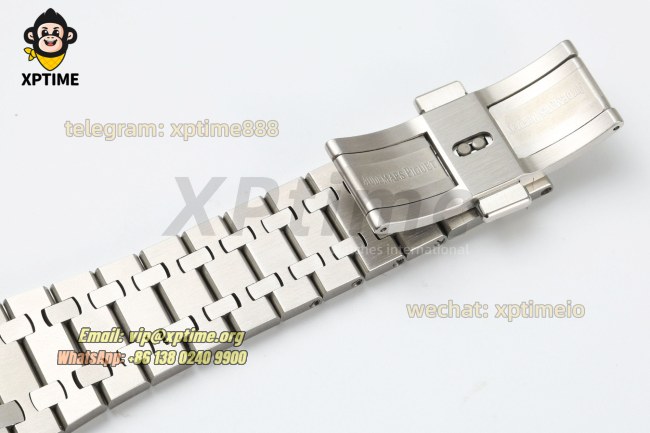 Royal Oak 15500 41mm TWSF White/Stick on SS/SS Bracelet A4302 Super Clone Royal Oak 15500 41mm TWSF White/Stick on SS/SS Bracelet A4302 Super Clone