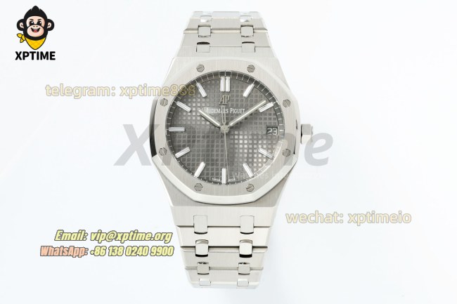 Royal Oak 15500 41mm TWSF Gray/Stick on SS/SS Bracelet A4302 Super Clone Royal Oak 15500 41mm TWSF Gray/Stick on SS/SS Bracelet A4302 Super Clone