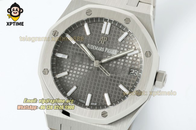 Royal Oak 15500 41mm TWSF Gray/Stick on SS/SS Bracelet A4302 Super Clone Royal Oak 15500 41mm TWSF Gray/Stick on SS/SS Bracelet A4302 Super Clone