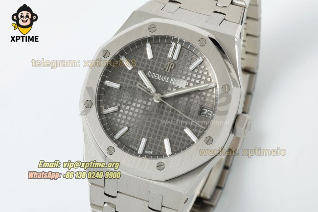 Royal Oak 15500 41mm TWSF Gray/Stick on SS/SS Bracelet A4302 Super Clone Royal Oak 15500 41mm TWSF Gray/Stick on SS/SS Bracelet A4302 Super Clone