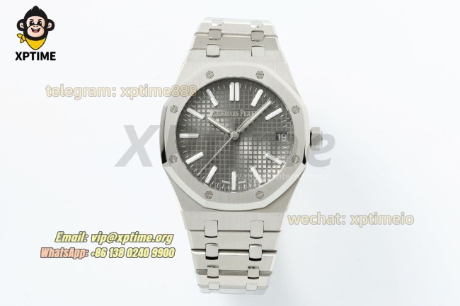 Royal Oak 15510 41mm TWSF Gray/Stick on SS/SS Bracelet A4302 Super Clone Royal Oak 15510 41mm TWSF Gray/Stick on SS/SS Bracelet A4302 Super Clone