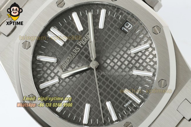 Royal Oak 15510 41mm TWSF Gray/Stick on SS/SS Bracelet A4302 Super Clone Royal Oak 15510 41mm TWSF Gray/Stick on SS/SS Bracelet A4302 Super Clone
