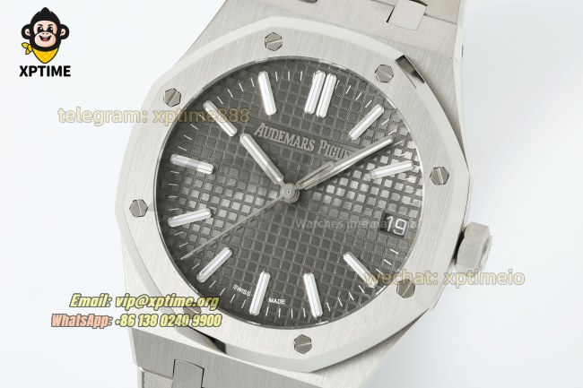 Royal Oak 15510 41mm TWSF Gray/Stick on SS/SS Bracelet A4302 Super Clone Royal Oak 15510 41mm TWSF Gray/Stick on SS/SS Bracelet A4302 Super Clone