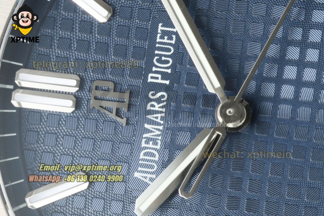 Royal Oak 15500 41mm TWSF Blue/Stick on SS/SS Bracelet A4302 Super Clone Royal Oak 15500 41mm TWSF Blue/Stick on SS/SS Bracelet A4302 Super Clone
