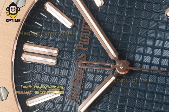 Royal Oak 15510 41mm TWSF Blue/Stick on RG/RG Bracelet A4302 Super Clone Royal Oak 15510 41mm TWSF Blue/Stick on RG/RG Bracelet A4302 Super Clone