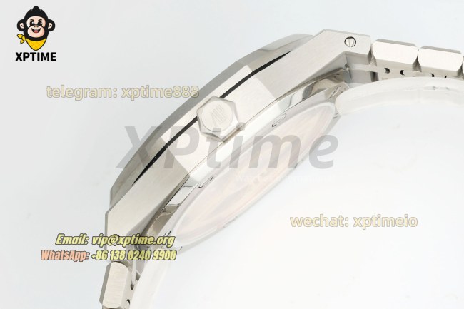 Royal Oak 15510 41mm TWSF White/Stick on SS/SS Bracelet A4302 Super Clone Royal Oak 15510 41mm TWSF White/Stick on SS/SS Bracelet A4302 Super Clone