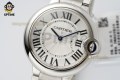 Ballon Bleu De Cartier 36mm V6F White/Roman on SS/SS Bracelet Quartz Ballon Bleu De Cartier 36mm V6F White/Roman on SS/SS Bracelet Quartz