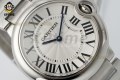 Ballon Bleu De Cartier 36mm V6F White/Roman on SS/SS Bracelet Quartz Ballon Bleu De Cartier 36mm V6F White/Roman on SS/SS Bracelet Quartz