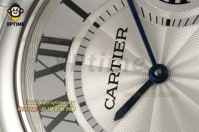 Ballon Bleu De Cartier 36mm V6F White/Roman on SS/SS Bracelet Quartz Ballon Bleu De Cartier 36mm V6F White/Roman on SS/SS Bracelet Quartz