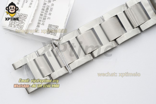 Ballon Bleu De Cartier 36mm V6F White/Roman on SS/SS Bracelet Quartz Ballon Bleu De Cartier 36mm V6F White/Roman on SS/SS Bracelet Quartz