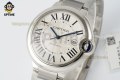 Ballon Bleu De Cartier 42mm V6F White/Roman on SS/SS Bracelet Quartz Ballon Bleu De Cartier 42mm V6F White/Roman on SS/SS Bracelet Quartz