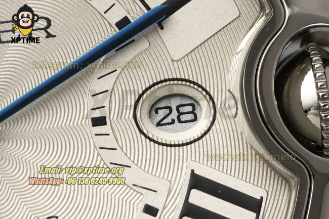Ballon Bleu De Cartier 42mm V6F White/Roman on SS/SS Bracelet Quartz Ballon Bleu De Cartier 42mm V6F White/Roman on SS/SS Bracelet Quartz