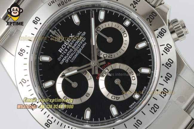 Daytona 116500 40mm 3CF Black/Stick on SS/SS Bracelet SH4130 Daytona 116500 40mm 3CF Black/Stick on SS/SS Bracelet SH4130
