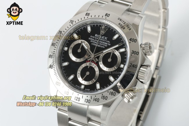 Daytona 116500 40mm 3CF Black/Stick on SS/SS Bracelet SH4130 Daytona 116500 40mm 3CF Black/Stick on SS/SS Bracelet SH4130