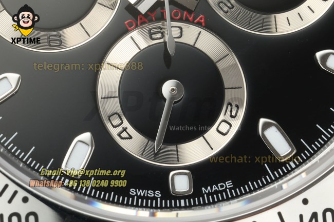 Daytona 116500 40mm 3CF Black/Stick on SS/SS Bracelet SH4130 Daytona 116500 40mm 3CF Black/Stick on SS/SS Bracelet SH4130
