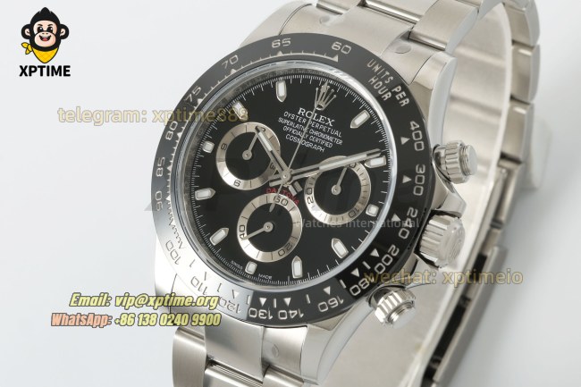 Daytona 116500 40mm 3CF Black/Stick on SS/SS Bracelet SH4130 Daytona 116500 40mm 3CF Black/Stick on SS/SS Bracelet SH4130