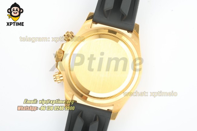 Daytona 126518 40mm VSF Black/Stick on YG/RU Strap DD4131 Super Clone (Weighted) Daytona 126518 40mm VSF Black/Stick on YG/RU Strap DD4131 Super Clone (Weighted)