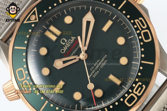 Seamaster 300m 2024 42mm VSF Green/Dot on TI/TI Bracelet A8806 Seamaster 300m 2024 42mm VSF Green/Dot on TI/TI Bracelet A8806