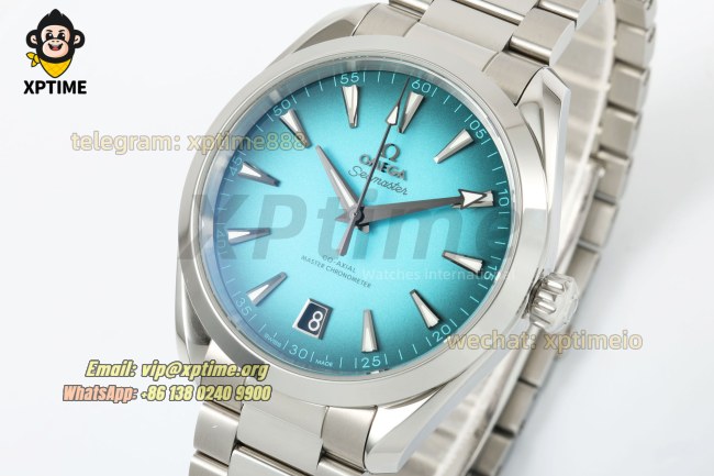 Aqua Terra 150M 41mm VSF Turquoise Blue/Stick on SS/SS Bracelet A8900 Aqua Terra 150M 41mm VSF Turquoise Blue/Stick on SS/SS Bracelet A8900