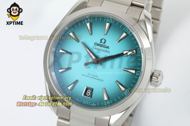 Aqua Terra 150M 41mm VSF Turquoise Blue/Stick on SS/SS Bracelet A8900 Aqua Terra 150M 41mm VSF Turquoise Blue/Stick on SS/SS Bracelet A8900