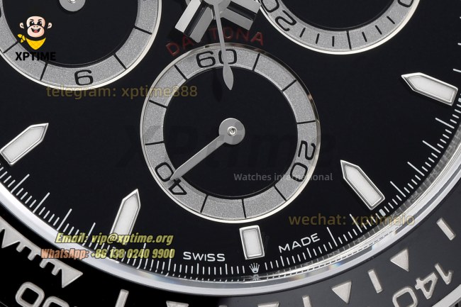 Daytona 126500LN 40mm VSF Black/Stick on SS/SS Bracelet DD4801 Super Clone Daytona 126500LN 40mm VSF Black/Stick on SS/SS Bracelet DD4801 Super Clone